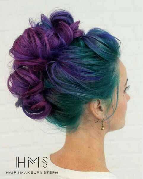 Acconciatura sposa: capelli blu?? - 7