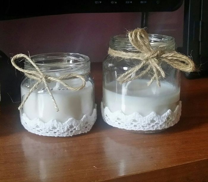 Barattolini porta candele.. - 2