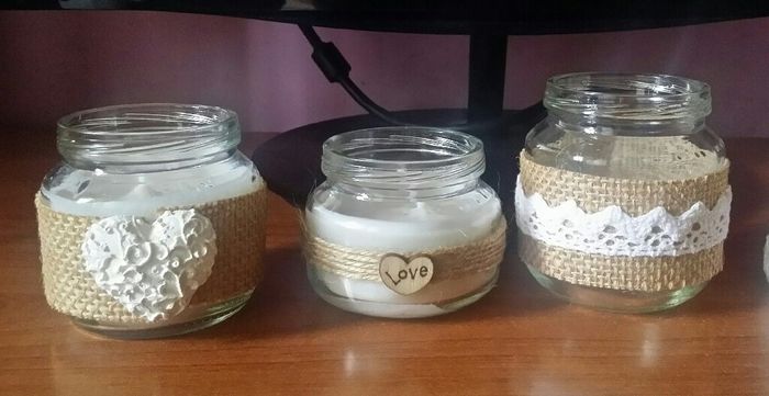 Barattolini porta candele.. - 3
