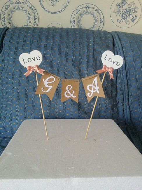 Cake topper 🎂❤️ - 1