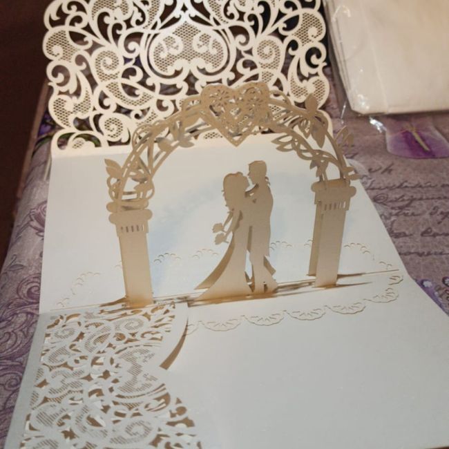 "L'involucro " dei miei inviti 😍😍 1