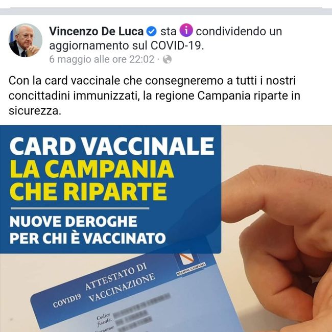 Spose campane e green pass:cosa farete? 1