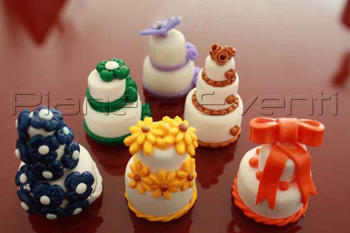 Segnaposto Mini Cakes in fimo