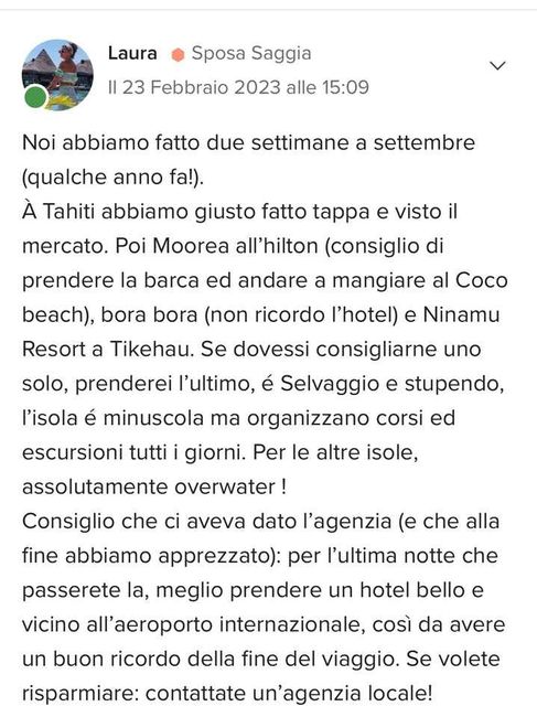 Consigli ed esperienze Polinesia Francese! 1