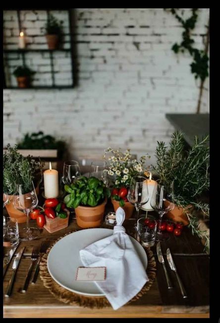 Centrotavola piante aromatiche 5