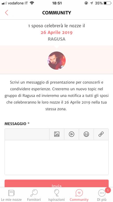 Sposi che celebreranno le nozze il 26 Aprile 2019 - Ragusa - 1