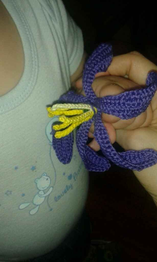 Primissima prova fiori uncinetto bouquet - 1