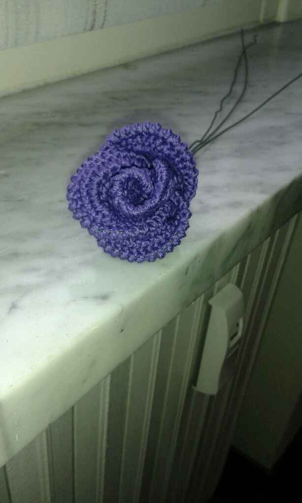 Primissima prova fiori uncinetto bouquet - 1