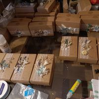 Buona serata a tutte voi, ecco i miei inviti fatti a mano per il nostro matrimonio a tema mare. Ci s