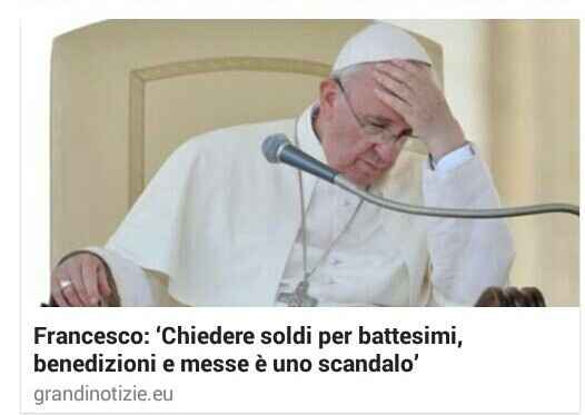 Chiesa: offerta libera o costo fisso? - 1