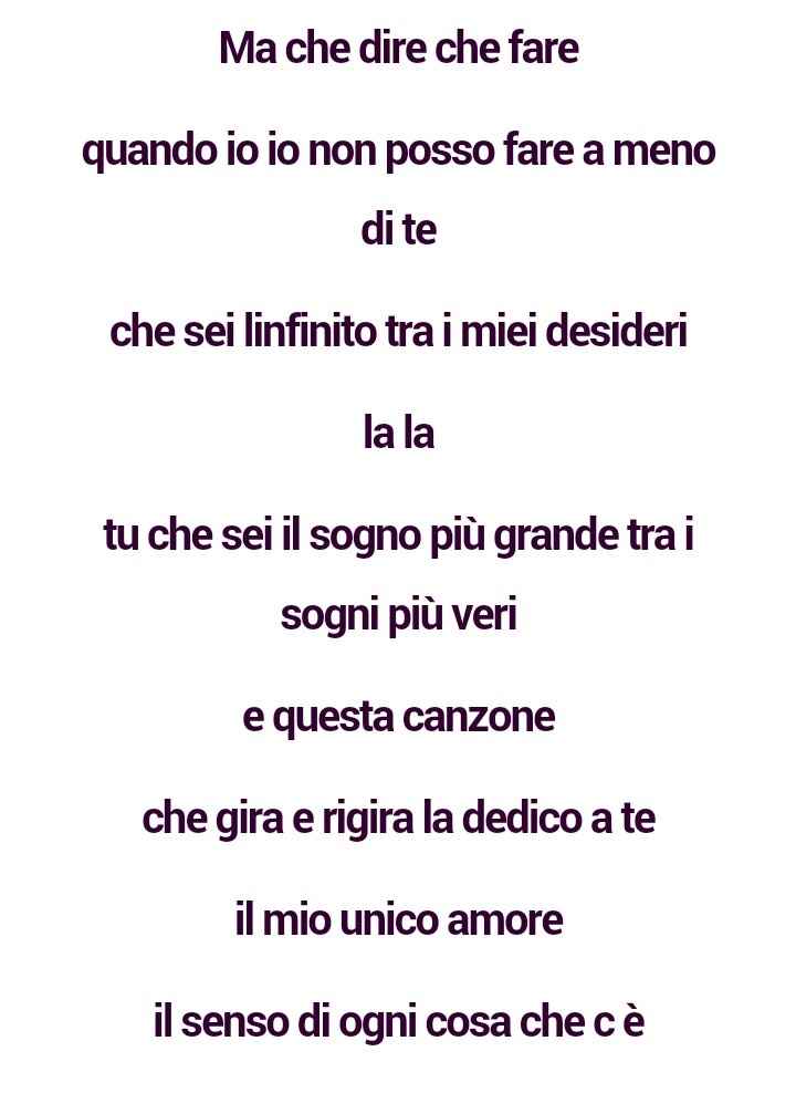 Condividi una parte di testo della vostra canzone d'amore! - 1