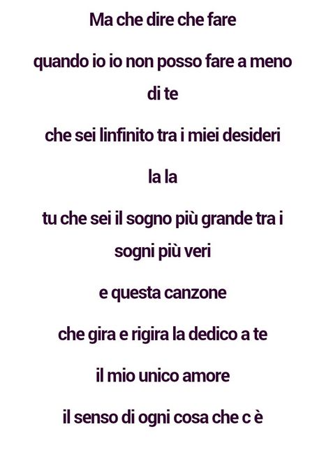 Condividi una parte di testo della vostra canzone d'amore! - 1