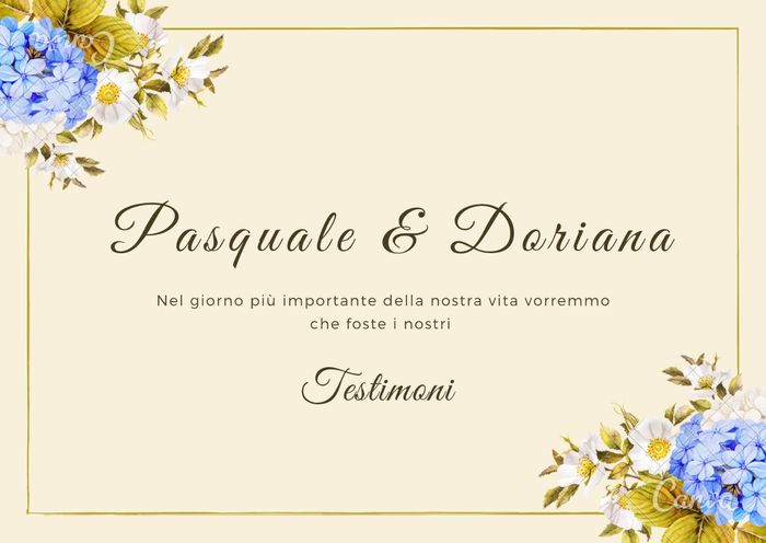 Comunicazione testimone 1