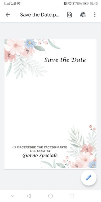 Save the date 3