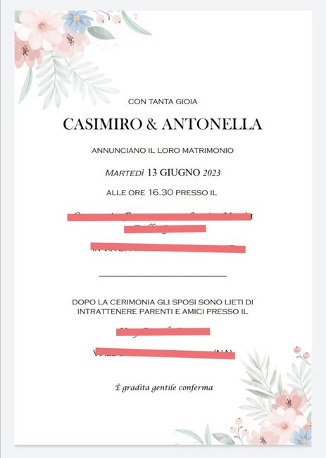 Partecipazioni fai da te - 1