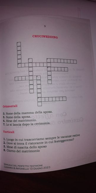 Idee per come chiedere ai testimoni - 1