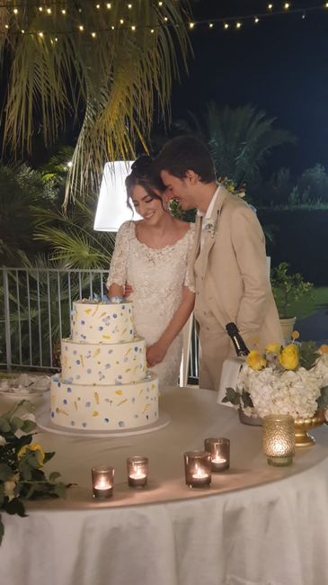 Torta Nuziale Brushstroke Cake! 6