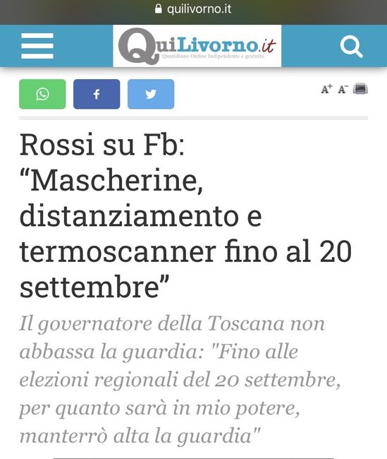Sposi che celebreranno le nozze il 26 Settembre 2020 - Pistoia 1