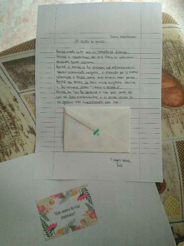 Scelta testimone - 2