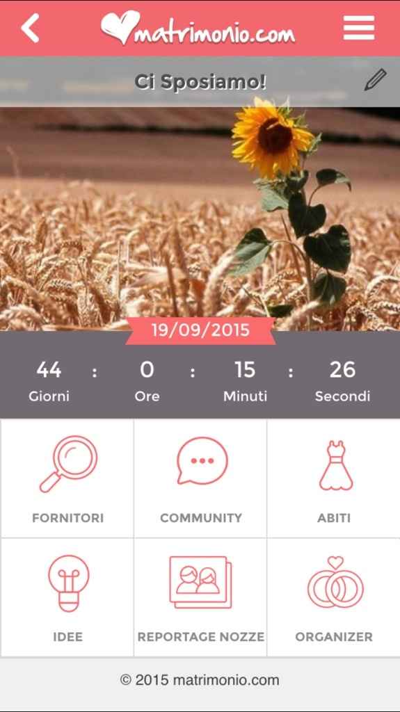 Countdown matrimonio.com - 1