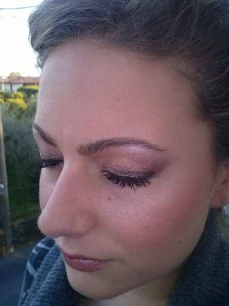 Prima prova trucco... ke ne pensate? io sn rimasta un po delusa... - 2