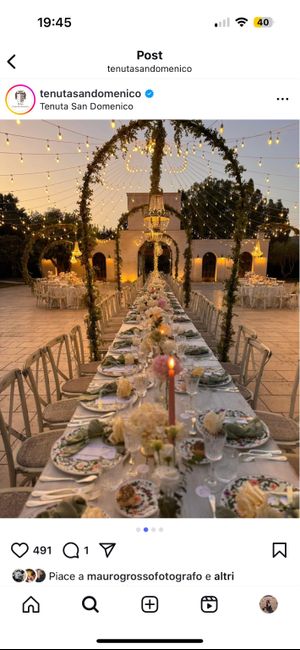 Mise en place e segnaposti 6