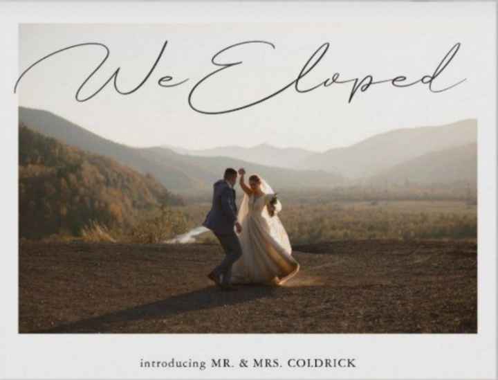 Elopement wedding - 3
