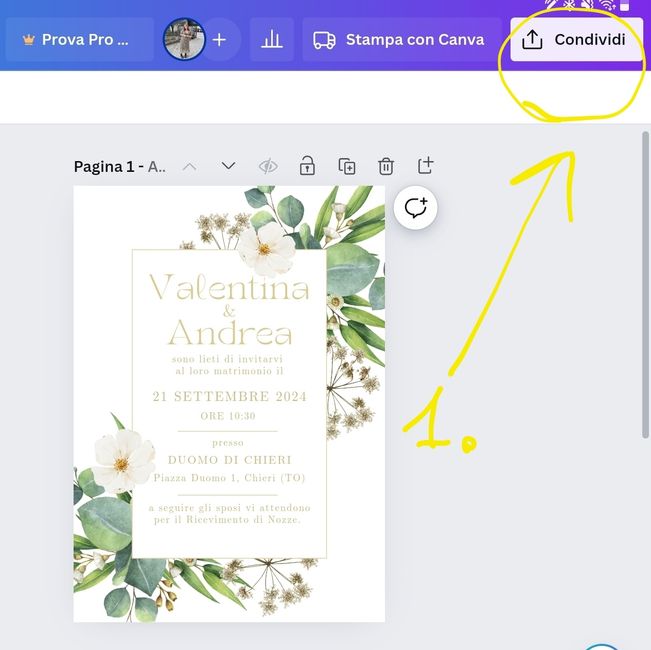 Partecipazioni fai da te da stampare - 2