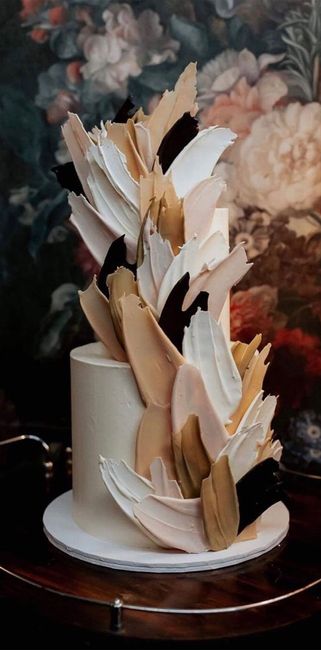 Torta Nuziale Brushstroke Cake! 2