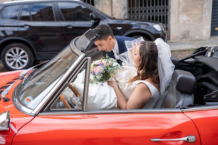 Auto spider e abito da sposa 2