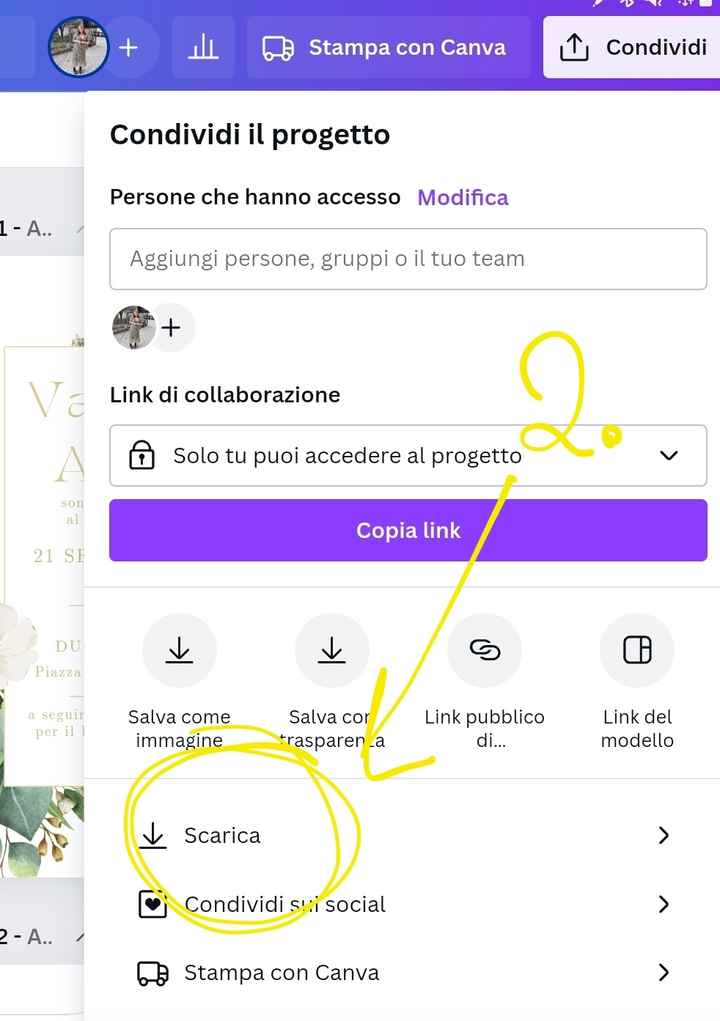 Partecipazioni fai da te da stampare - 1