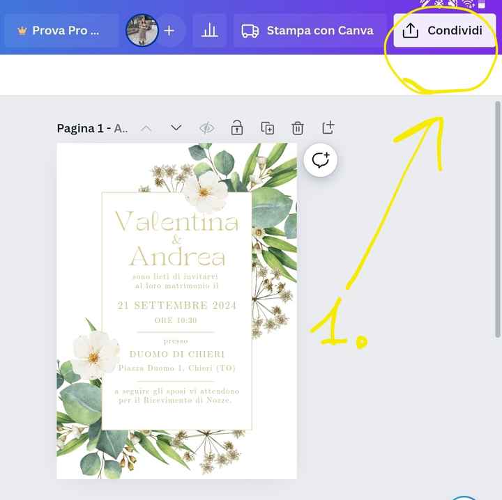 Partecipazioni fai da te da stampare - 2