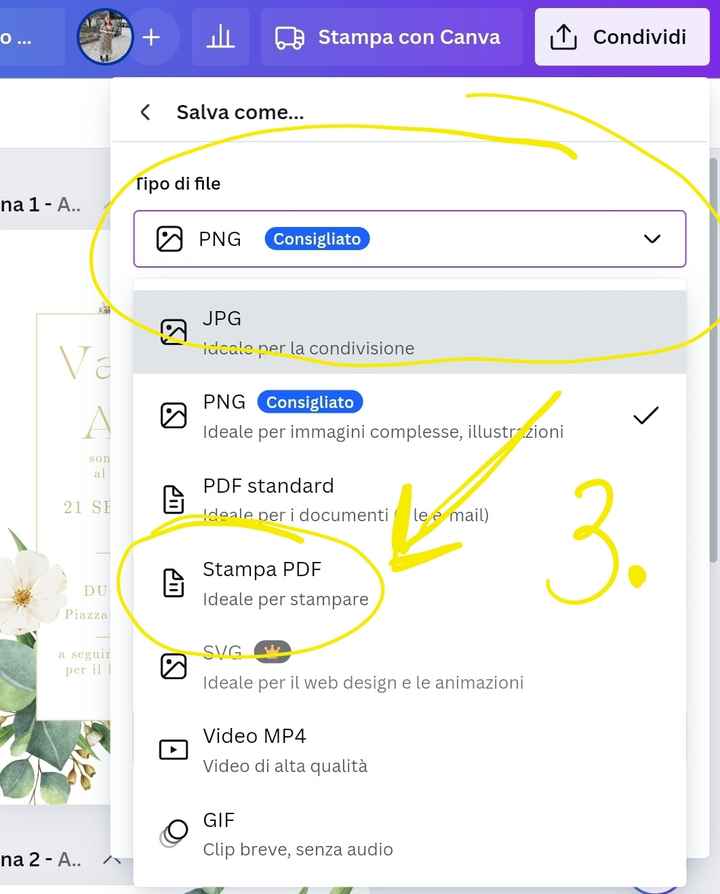 Partecipazioni fai da te da stampare - 3