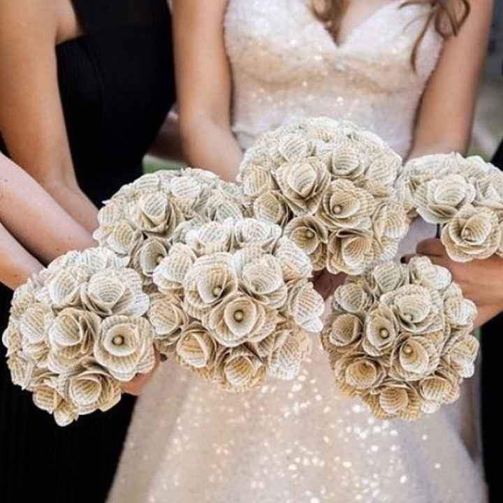 Bouquet fiori di carta di libro - 1