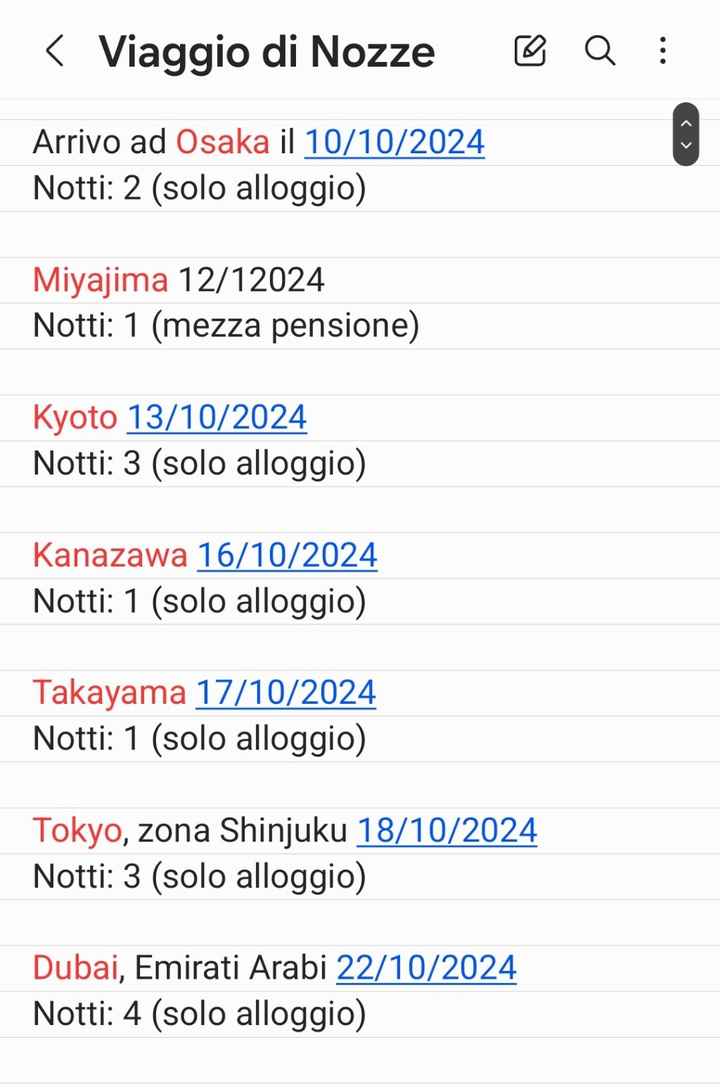 Viaggio di nozze Giappone - 1