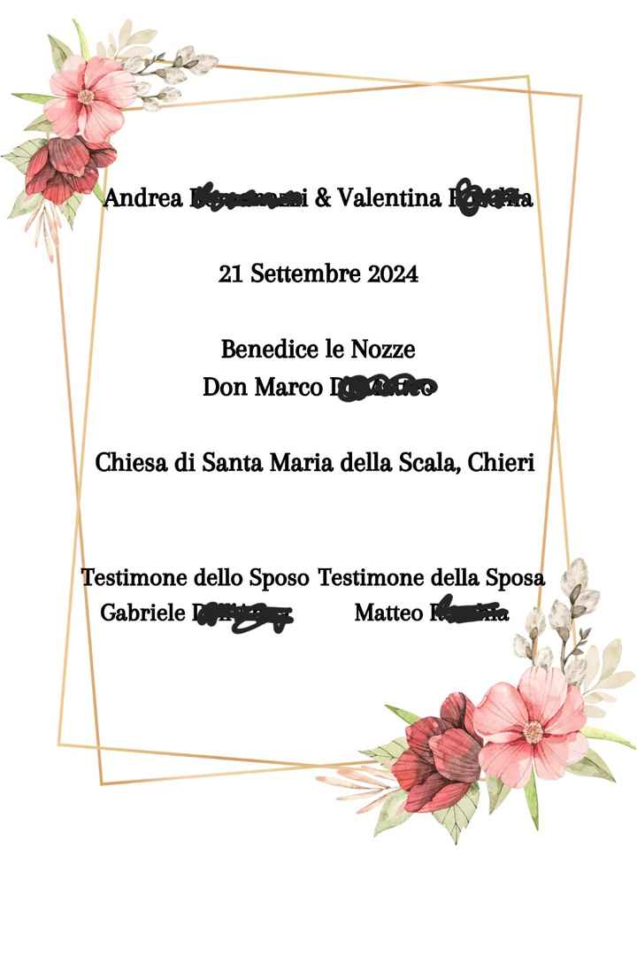 Libretto Nuziale - 1