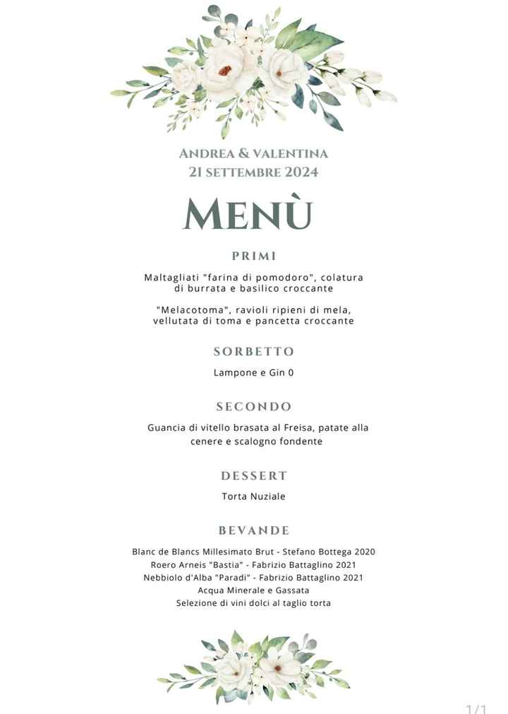 Segnaposto tema fiori - 2