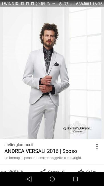 Come sarà il look sposo del vostro Fm? - 1