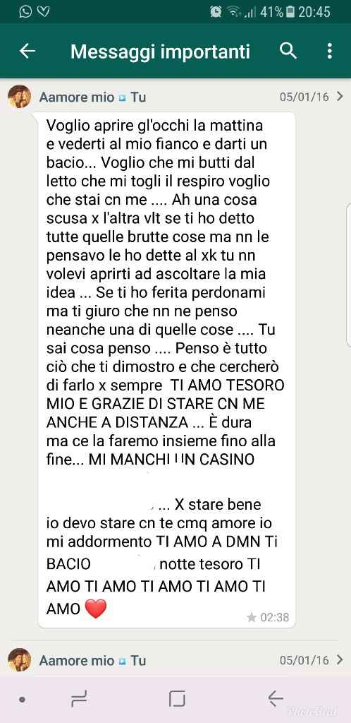 Qual è il messaggio più romantico che fm ti ha inviato? 📱 - 1
