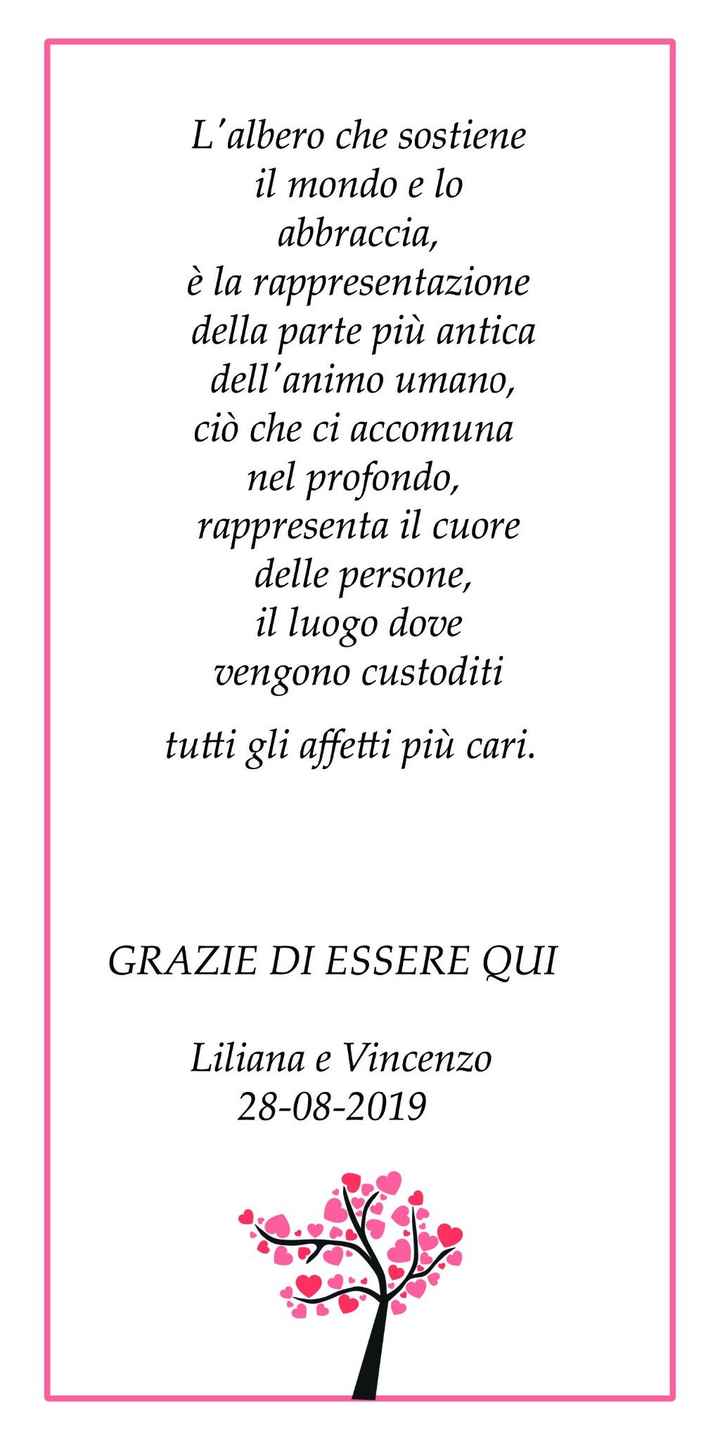 questo è il bigliettino che andrà affiancato al magnete