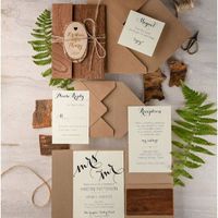 Partecipazioni con carta legno - 1