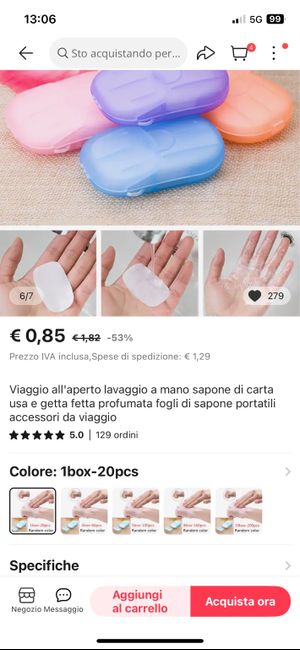 Set di cortesia per la toilette 2