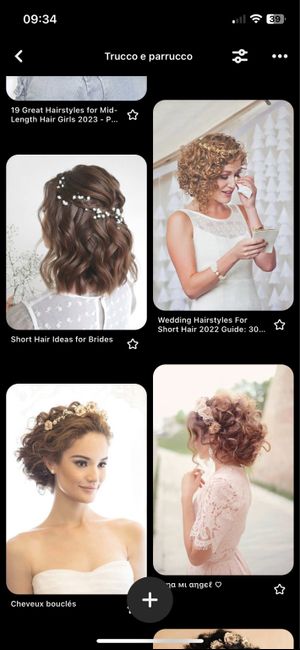 Idee sposa per capelli ricci corti 1