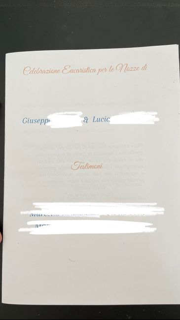 Libretti per la cheisa - 1