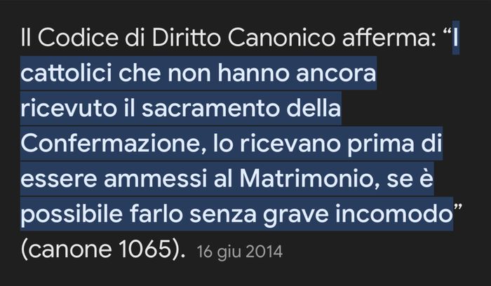 Informazioni matrimonio - 1