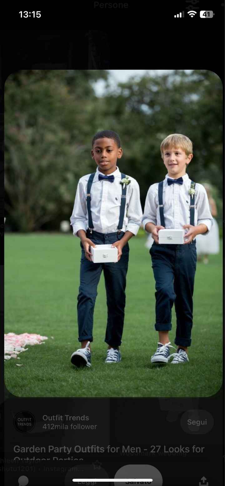 Abito paggetto e damina : li regalerete? - 2