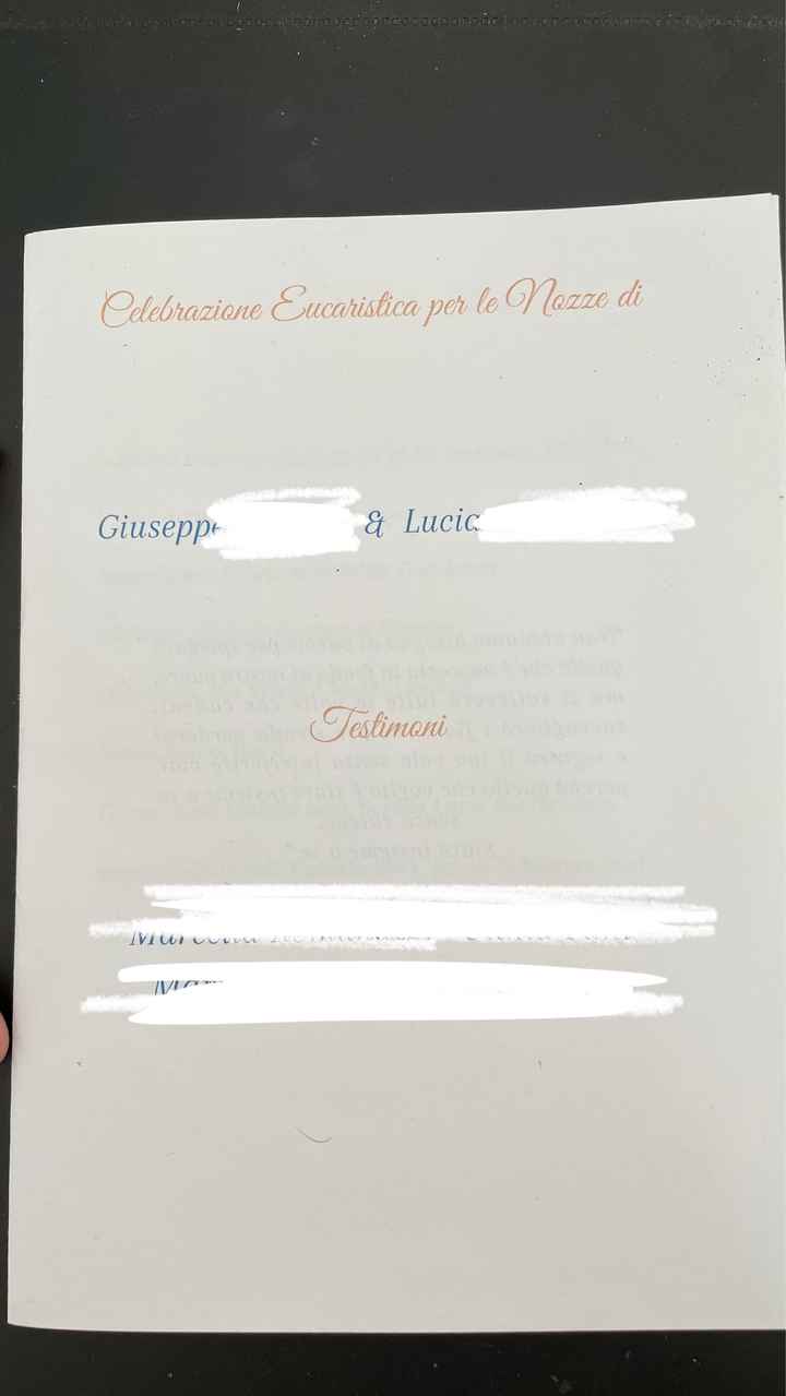 Libretti per la cheisa - 1