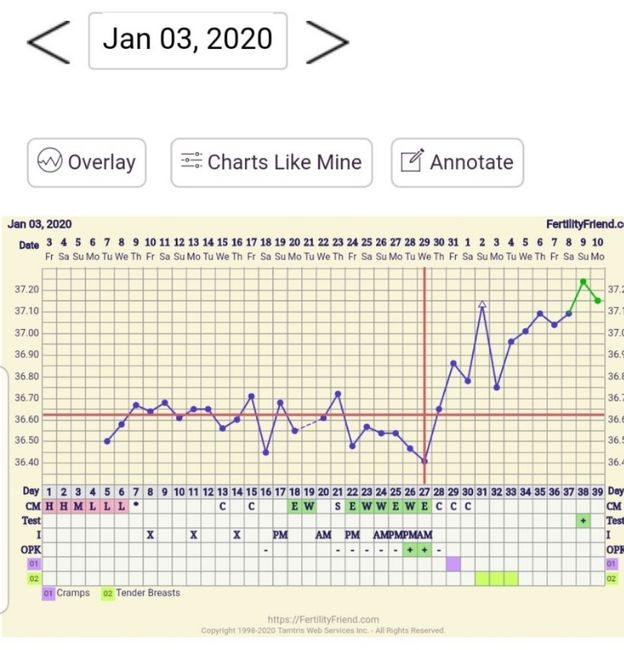 Temperatura basale per ricerca cicogna 🤞🏻 3