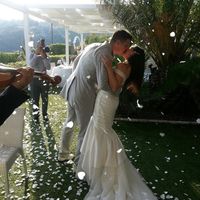 lancio riso e petali