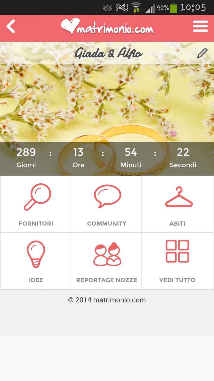 Quanto manca alle vostre nozze? - 1